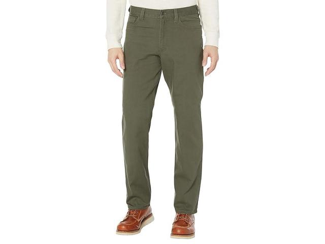 Carhartt Five-Pocket Relaxed Fit Pants (Moss) Men's Clothing Product Image