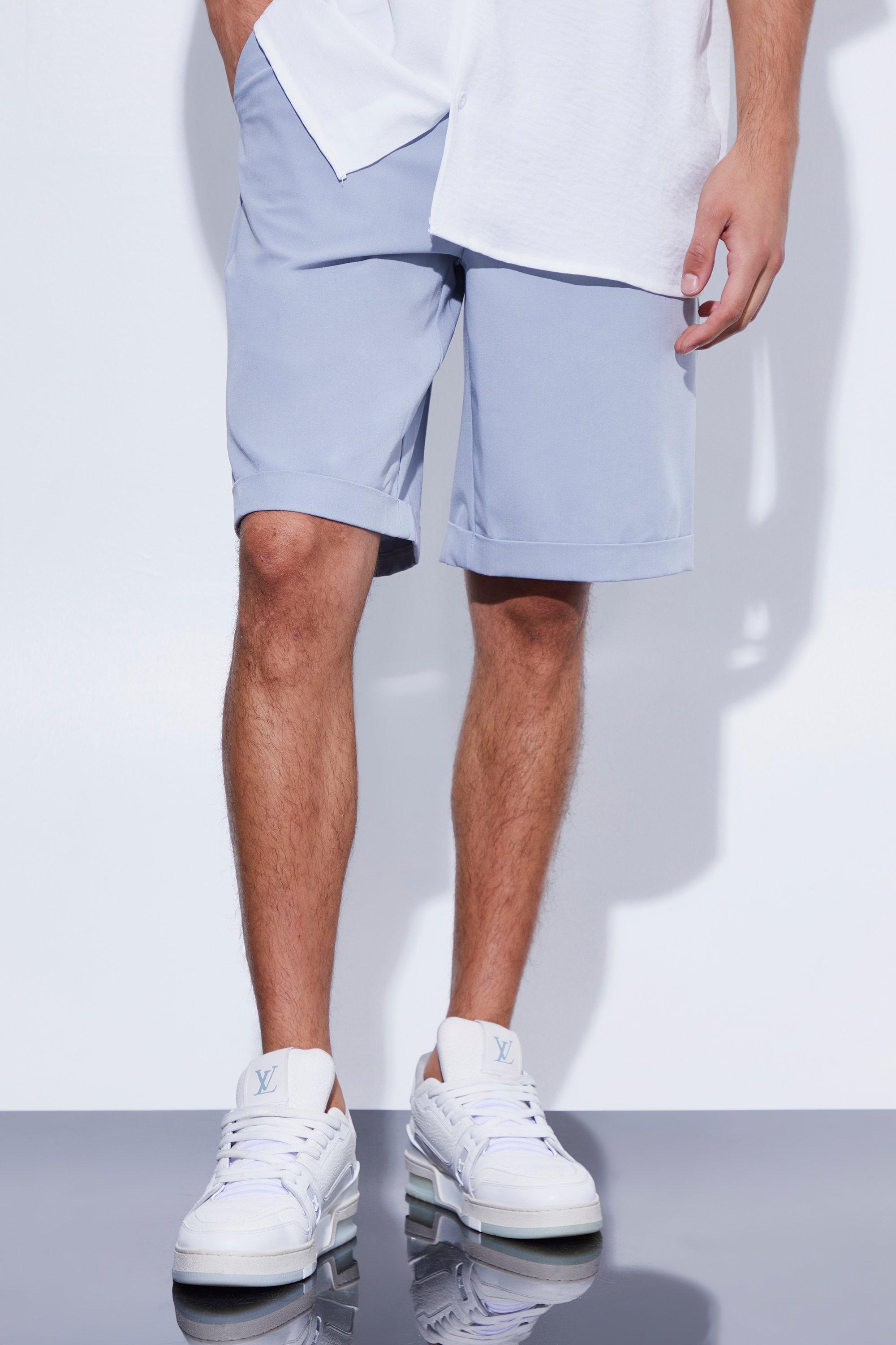 Fixed Waist Relaxed Suit Shorts | boohooMAN USA Product Image