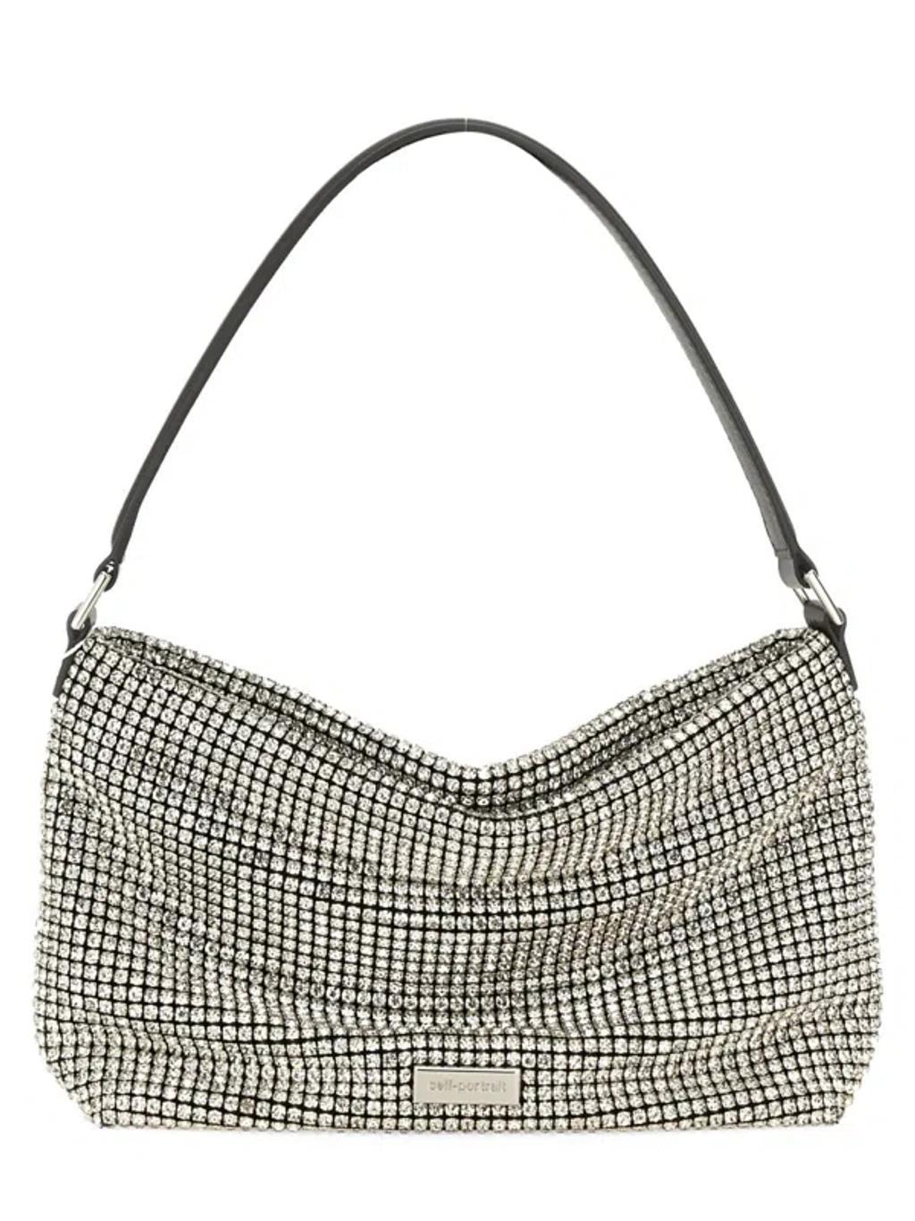 Silver Diamond Hobo Bag Product Image