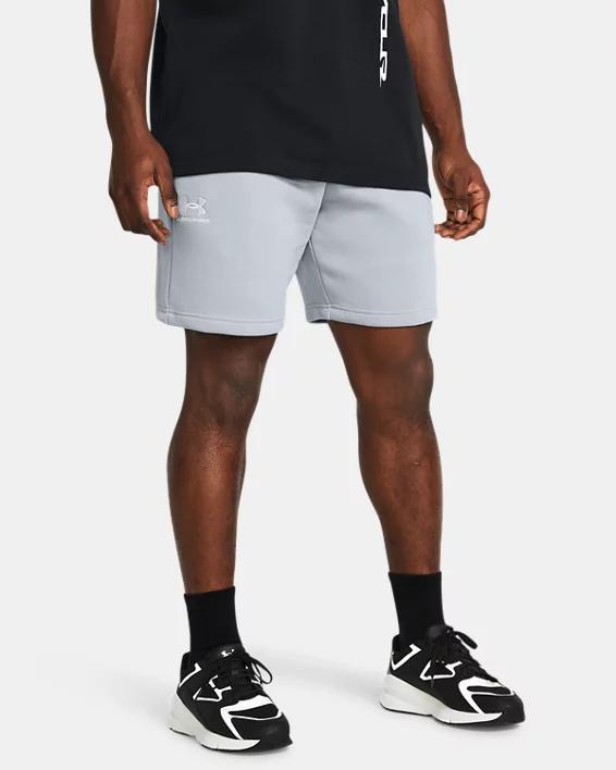 Under Armour Mens Under Armour Essential Fleece Shorts - Mens Timberwolf Taupe/Timberwolf Taupe Product Image