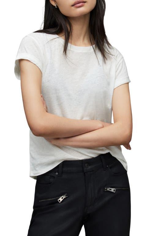 AllSaints Anna Cuff Sleeve Cotton T-Shirt Product Image