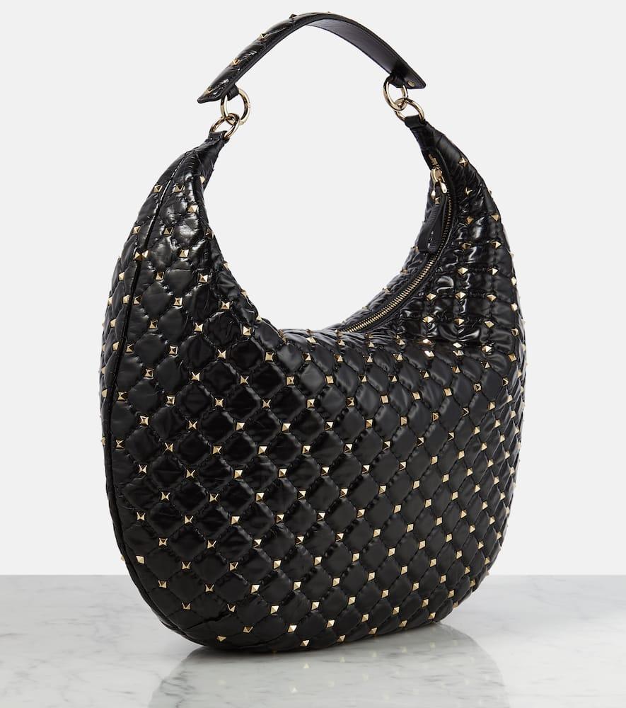 VALENTINO GARAVANI Rockstud Spike Shoulder Bag In Black Product Image