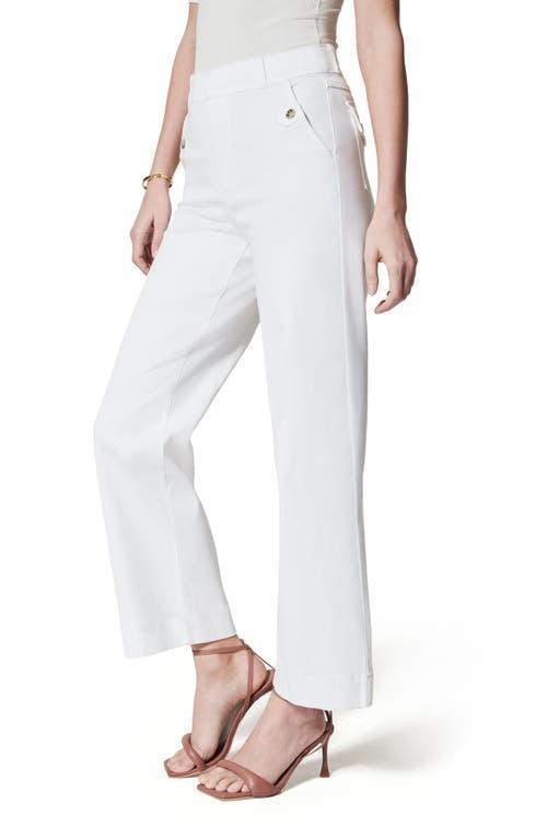 SPANX Stretch Twill Wide Leg Crop Pants Product Image