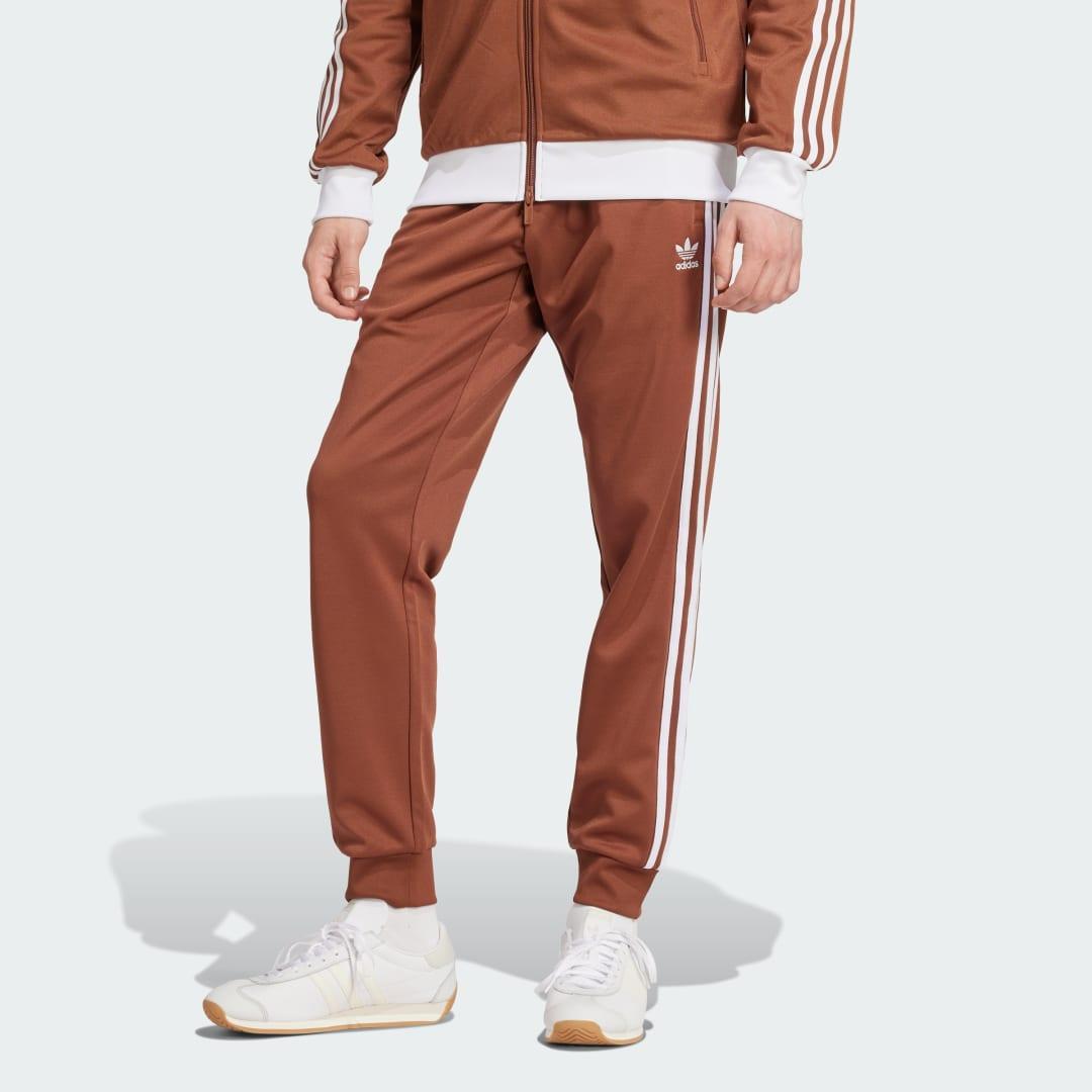 adidas Originals Mens adidas Originals Adicolor Superstar Track Pants - Mens Black/White Product Image