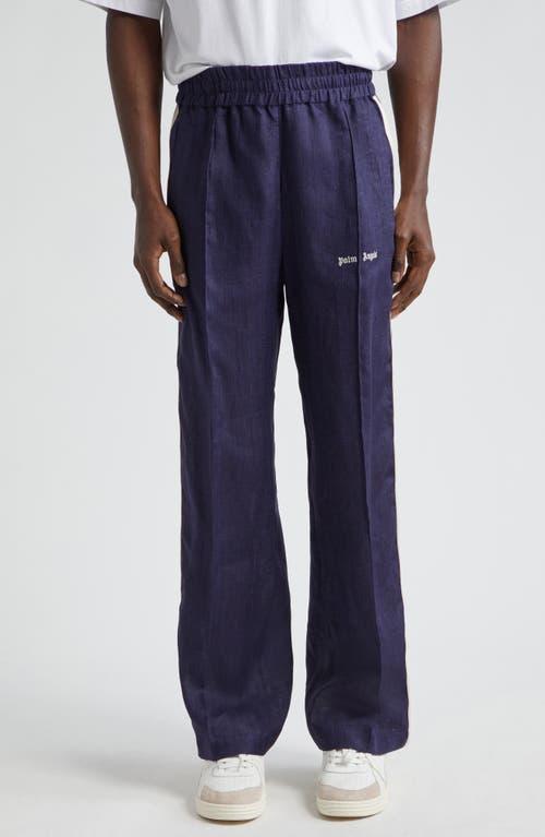 Mens Classic Logo Linen-Blend Track Pants Product Image