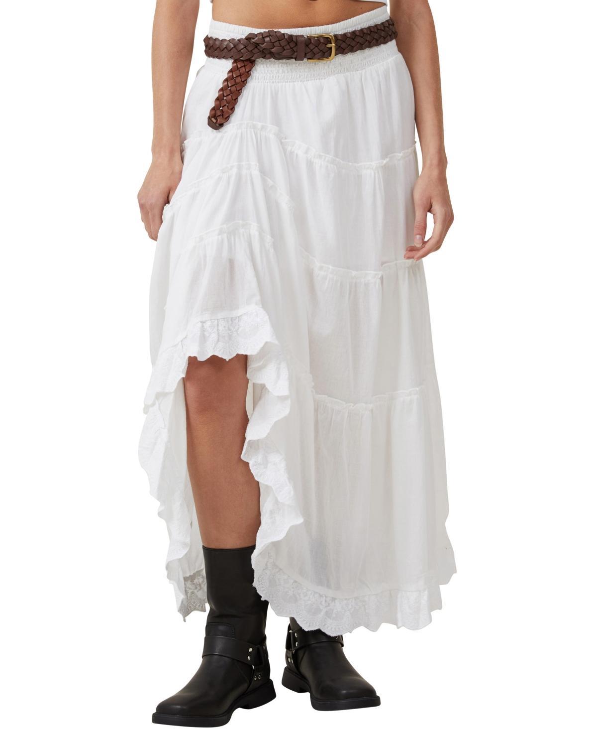 Cotton On Womens Mylee Ruffle Maxi Skirt Product Image