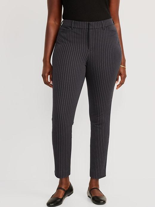 High-Waisted Pixie Skinny Ankle Pants Product Image