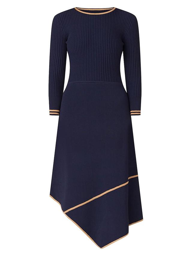 Womens Piper Asymmetric Knit Midi-Dress Product Image