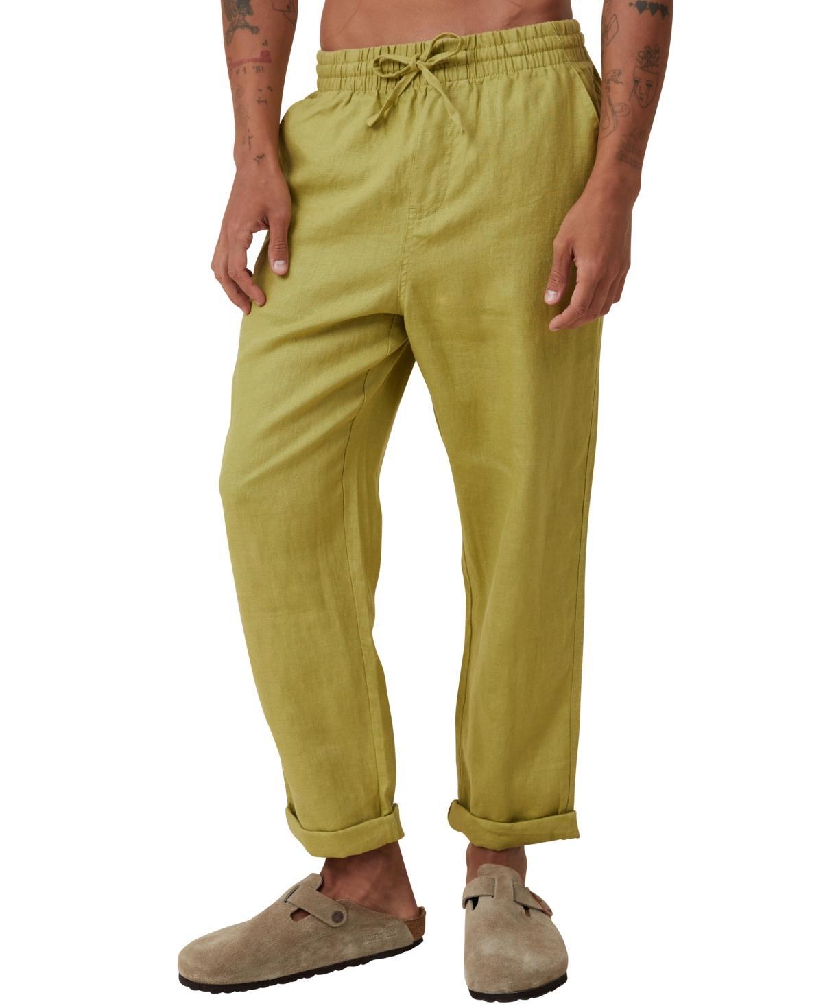 Cotton On Mens Linen Drawstring Pants Product Image