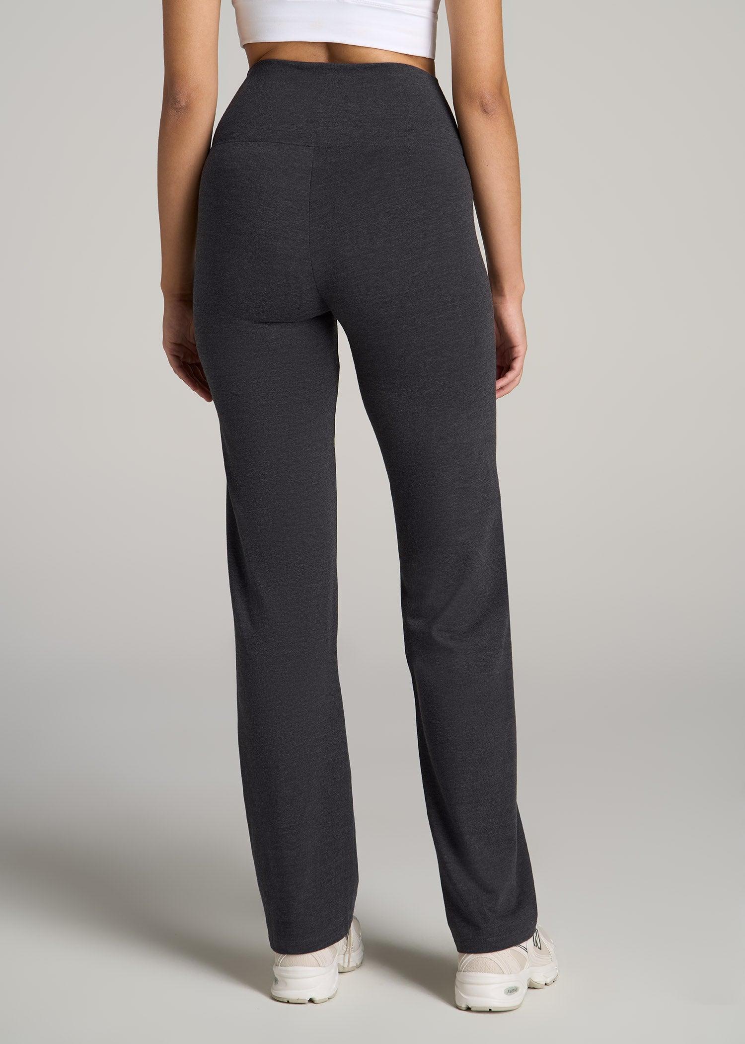 Women's Straight Leg Cotton Legging in Shadow Grey Mix Product Image