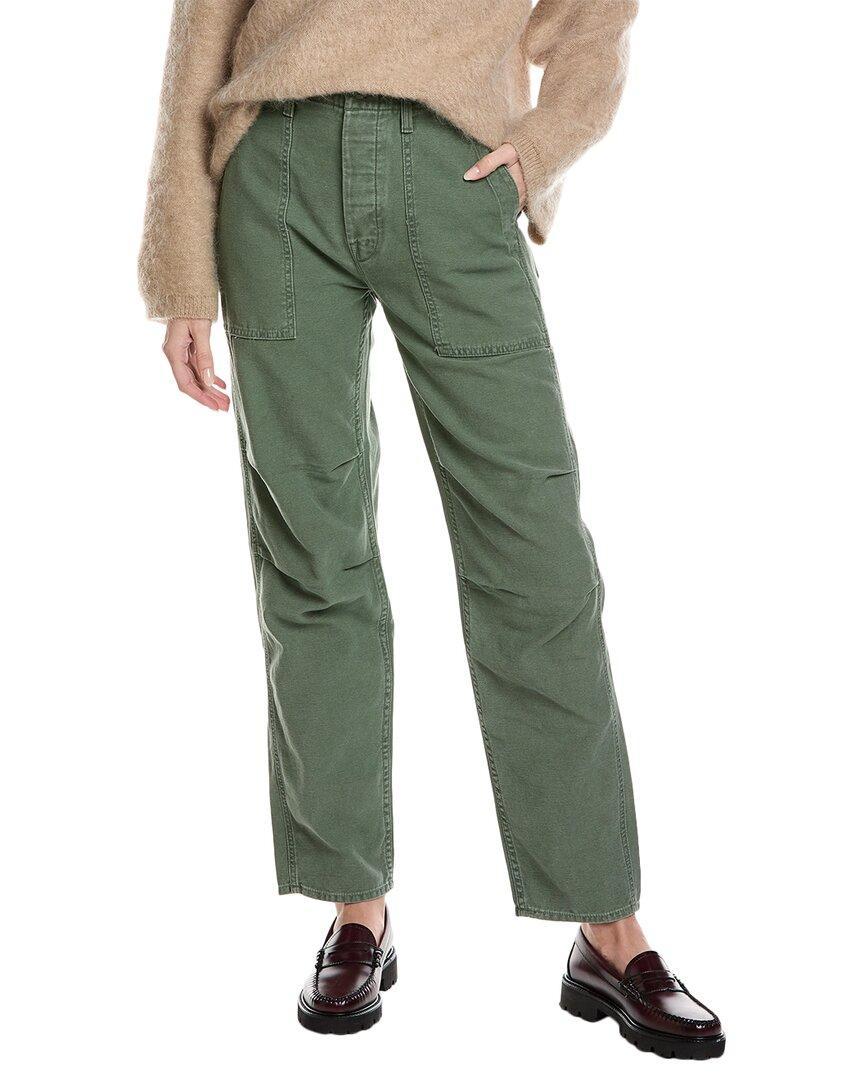 MOTHER The Awol Hover Jean In Green Product Image