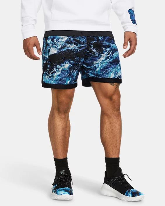 Men's Curry x Bruce Lee  'Be Water' Mesh Shorts Product Image