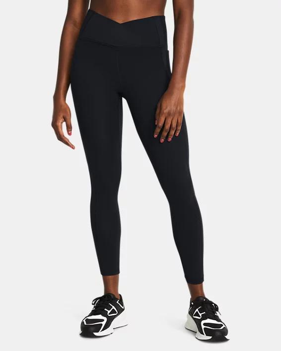 Womens UA Meridian Crossover Ankle Leggings Product Image