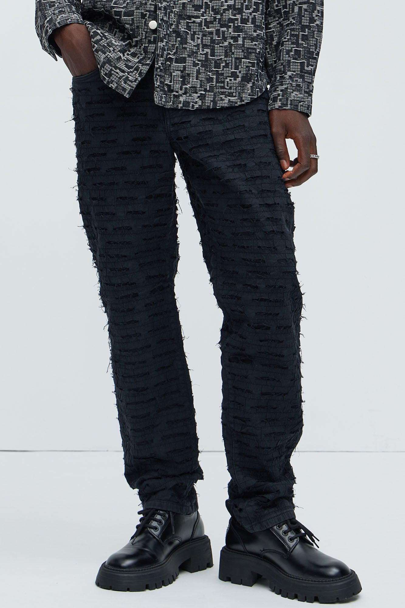 Stone Wall Slim Pants - Black Product Image