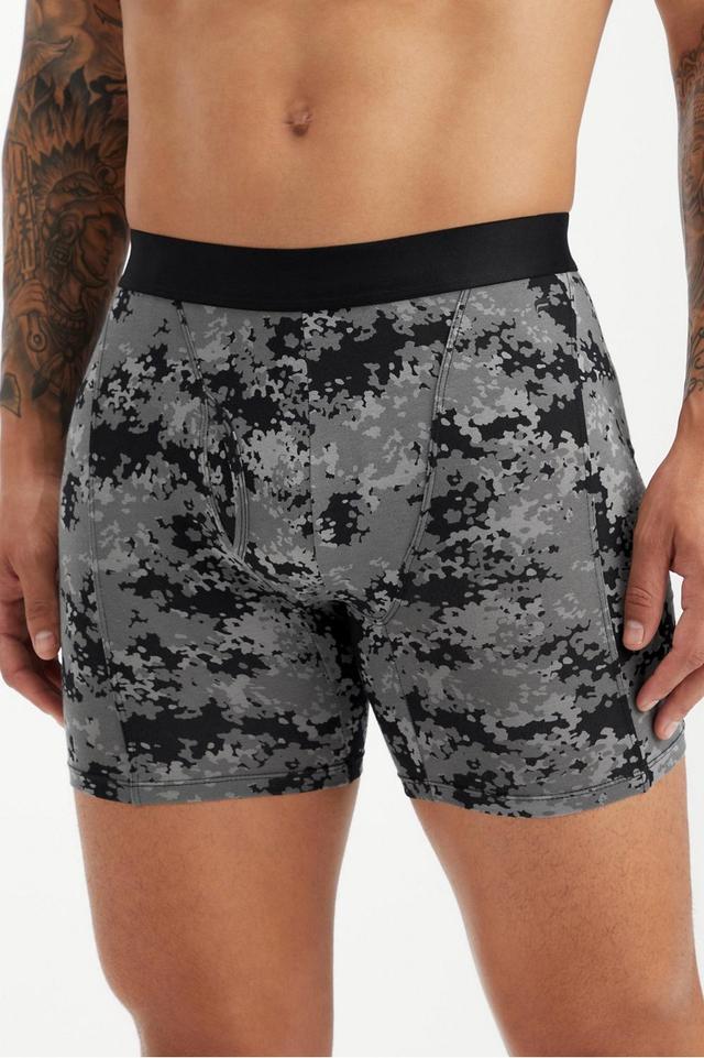 Fabletics Men The 24-7 Boxer Brief male Black Nueue Camo Size XS Product Image