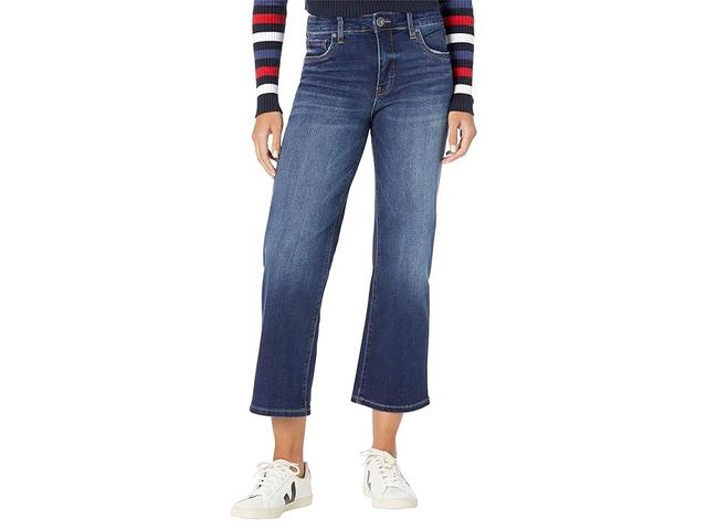 KUT from the Kloth Charlotte High-Rise Fab AB Culottes in Resolved (Resolved) Women's Jeans Product Image