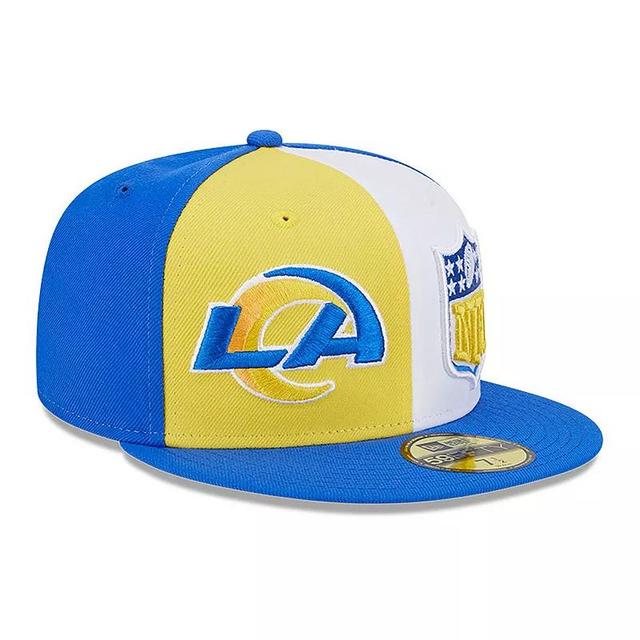 Mens New Era /Royal Los Angeles Rams 2023 Sideline 59FIFTY Fitted Hat Product Image