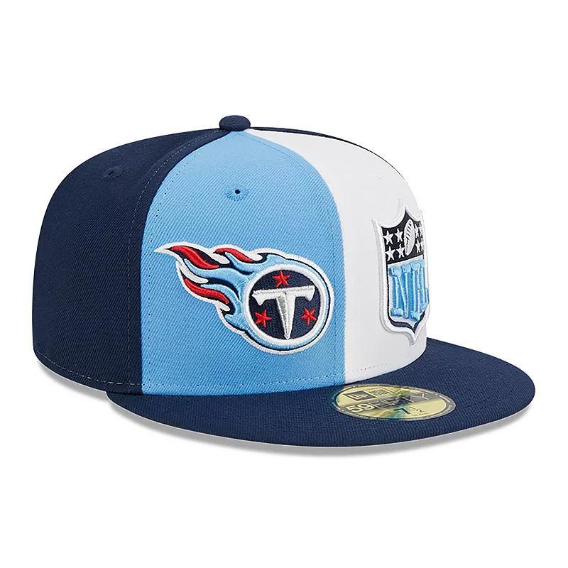 Mens New Era Blue/Navy Tennessee Titans 2023 Sideline 59FIFTY Fitted Hat Product Image