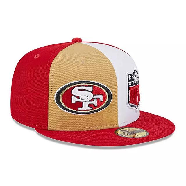 Mens New Era /Scarlet San Francisco 49ers 2023 Sideline 59FIFTY Fitted Hat Product Image