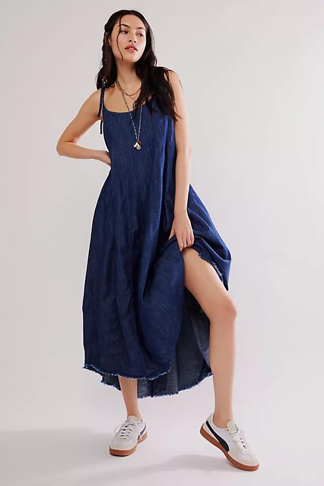 Denim Dreams Midi Dress Product Image