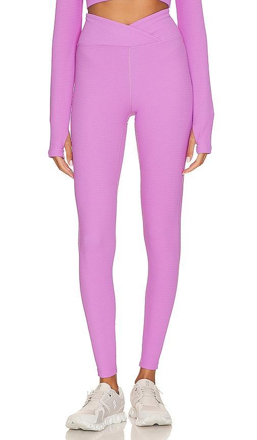 YEAR OF OURS Thermal Veronica Legging Purple. (also in ). Product Image