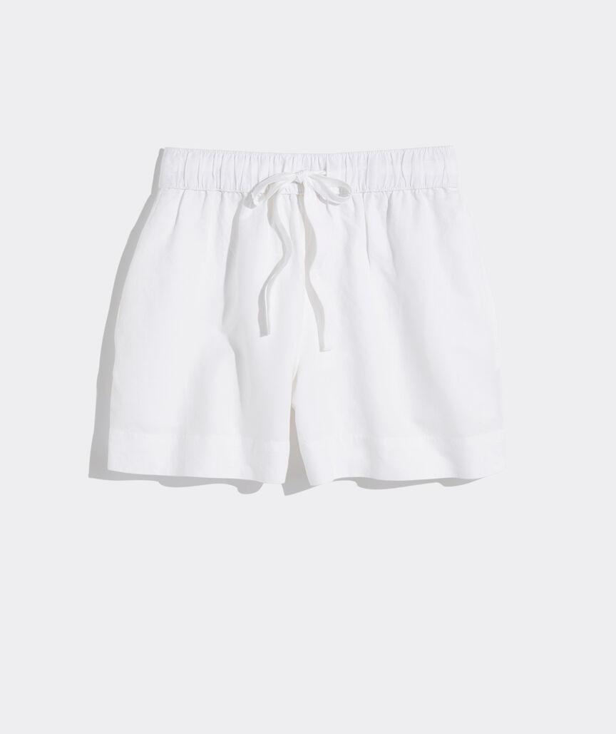 Linen-Blend Tie-Waist Shorts Product Image