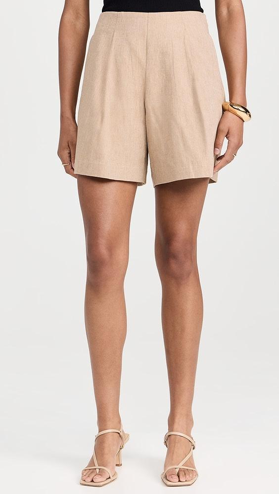 L'AGENCE Hadleigh Long Shorts | Shopbop Product Image