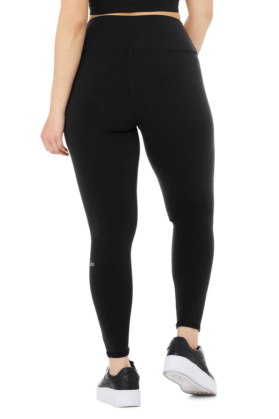 7/8 High-Waist Airbrush Legging - Black Female Product Image