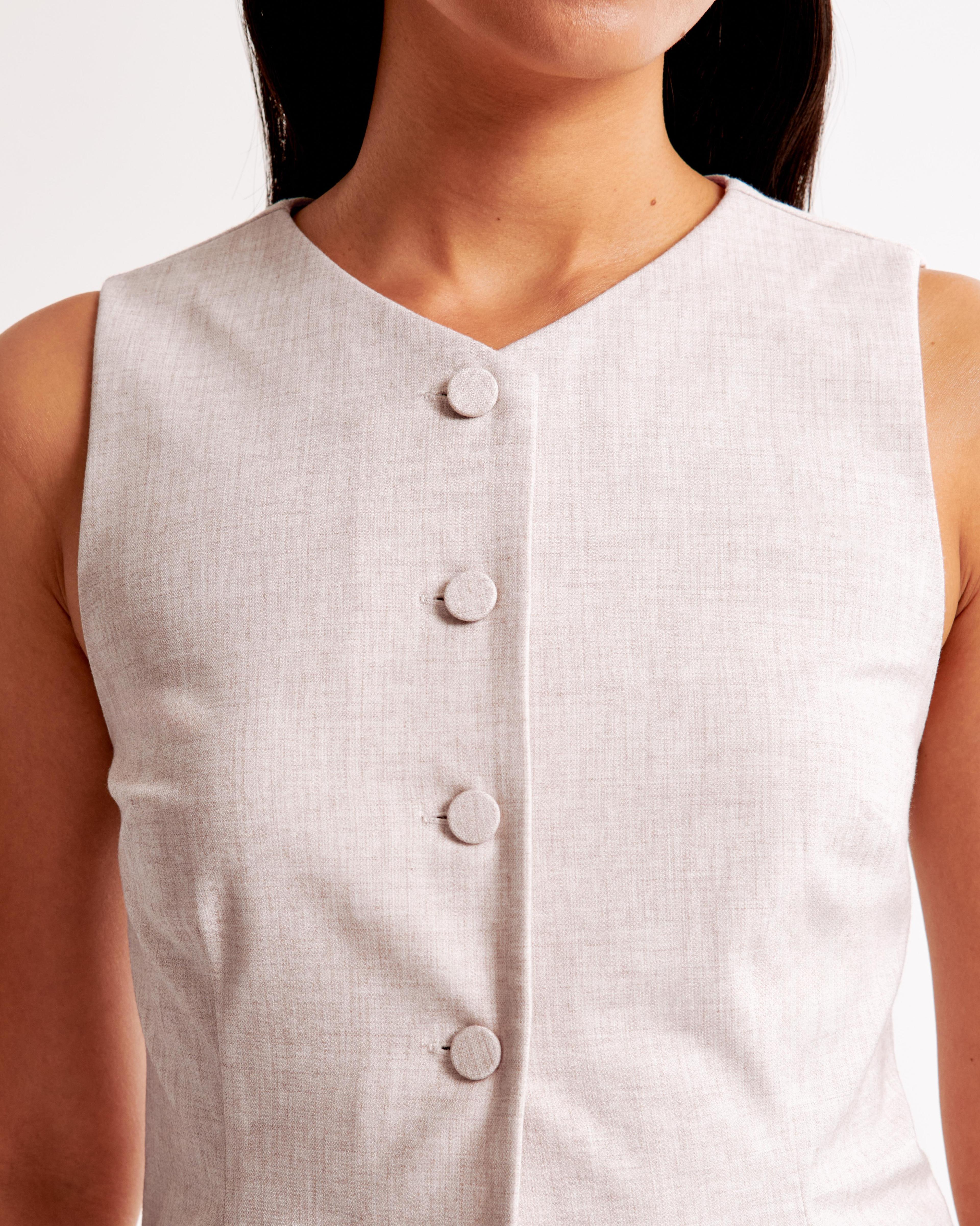 The A&F Mara Button-Through Vest Product Image