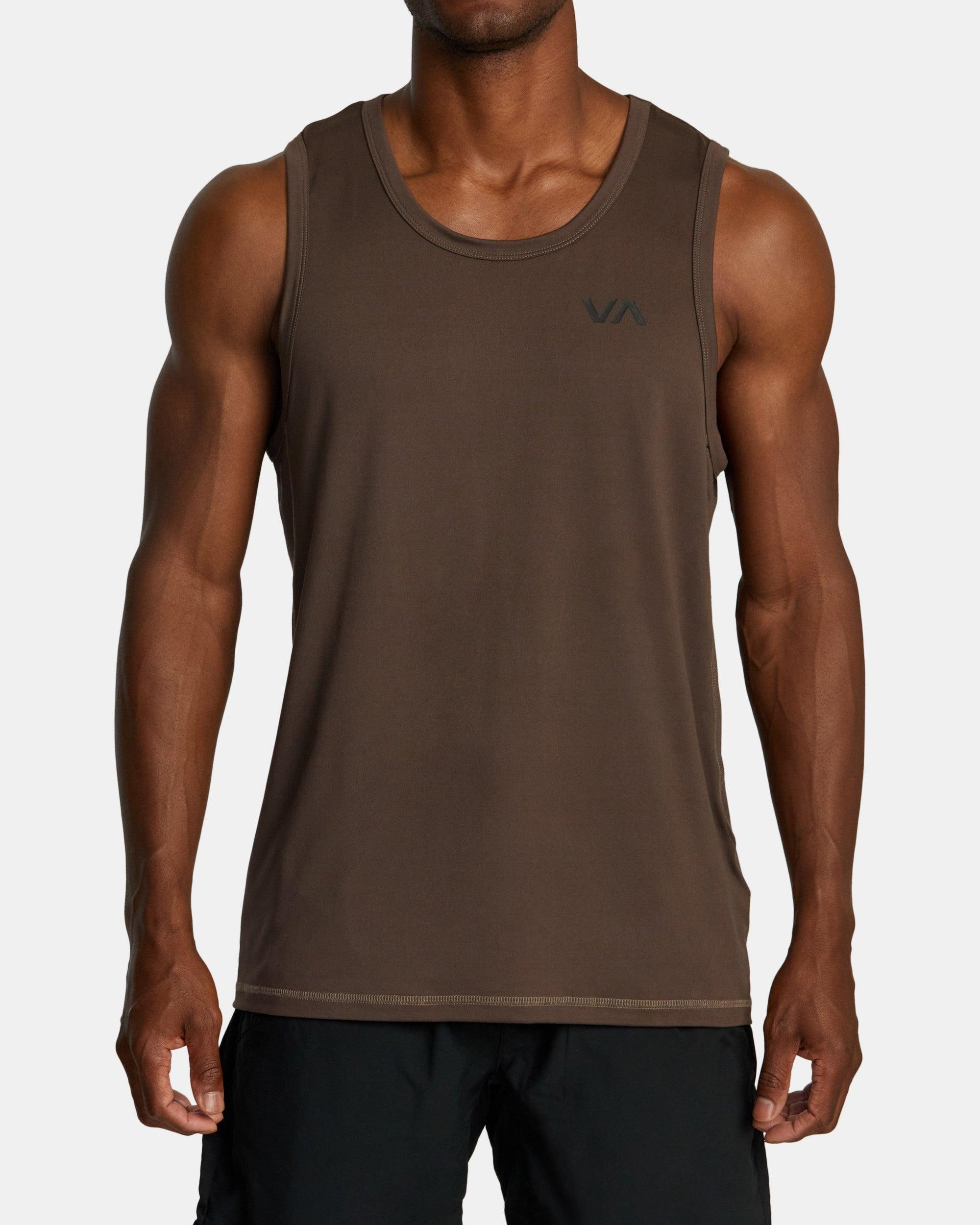 Sport Vent Tank Top - Chocolate Product Image