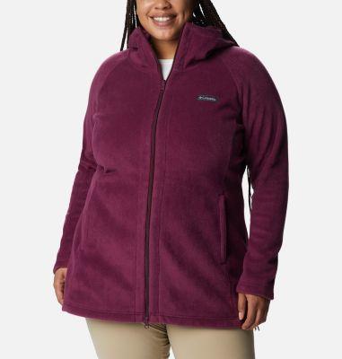 Columbia Women s Benton Springs II Long Fleece Hoodie - Plus Size- Product Image