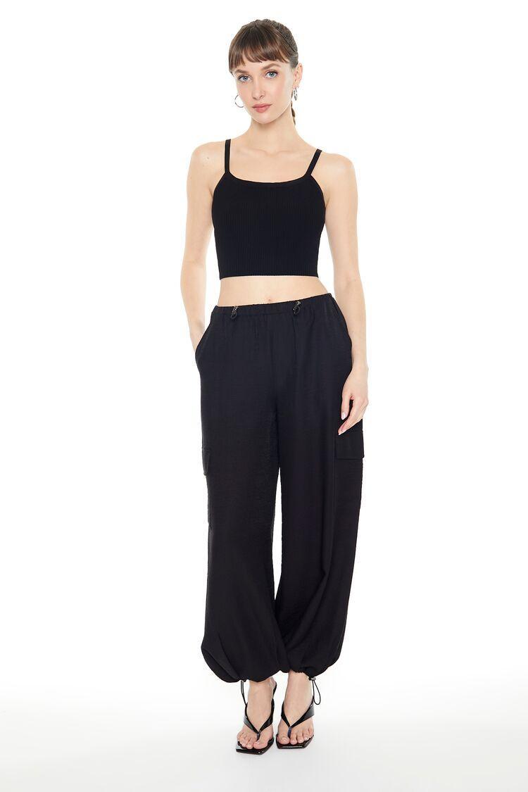 Drawstring Parachute Cargo Joggers | Forever 21 Product Image