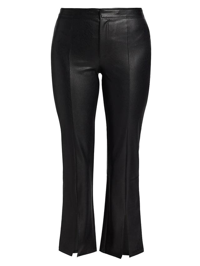 Womens Mesa Faux Leather Cropped Pants Product Image