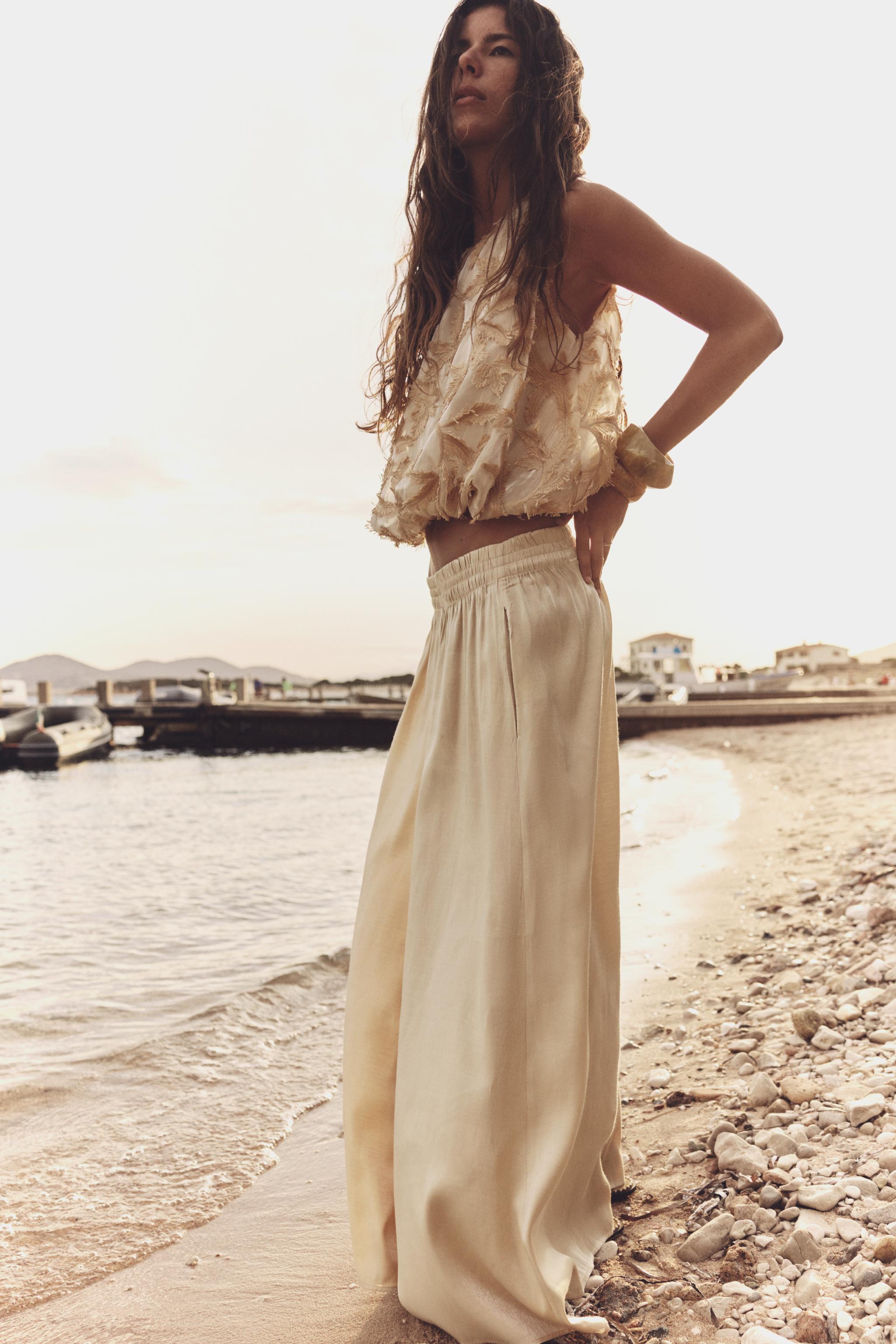 MAXI WIDE LEG PANTS Product Image