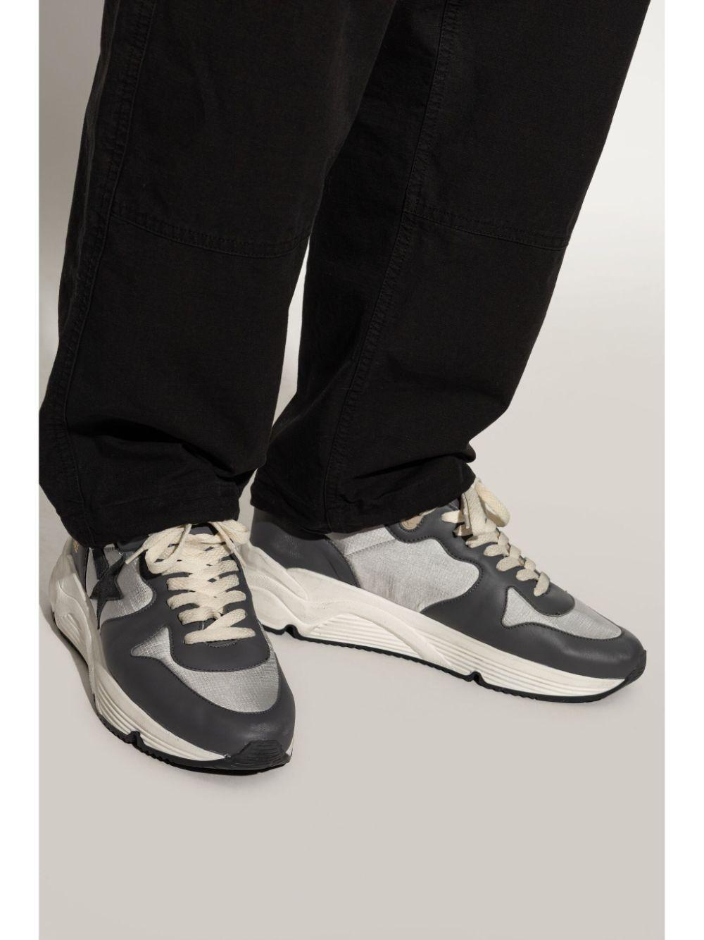 GOLDEN GOOSE Running Sole Sneakers In Silver Product Image