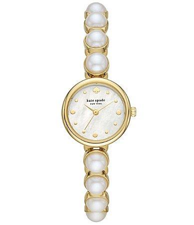 Womens Goldtone Stainless Steel & Cubic Zirconia Bracelet Watch Product Image