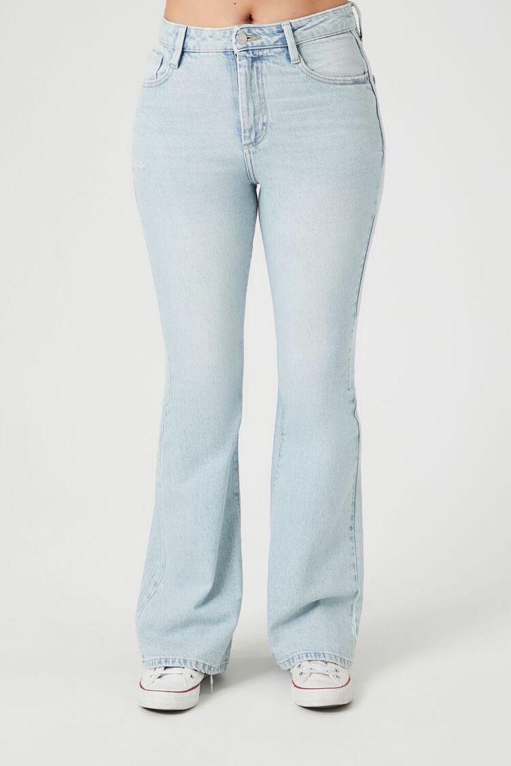 High-Rise Flare Jeans | Forever 21 Product Image