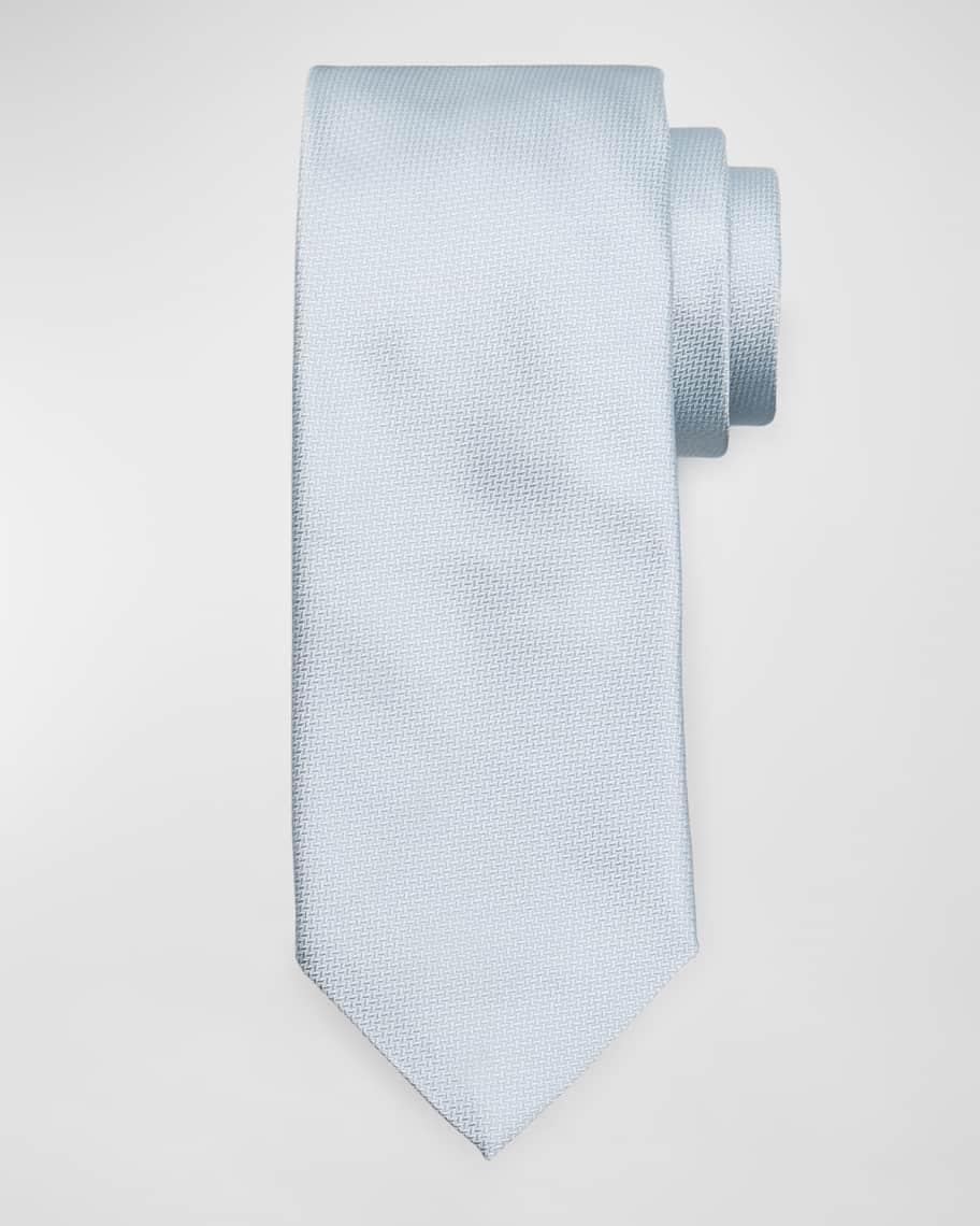 Men's Silk Herringbone Tie Product Image