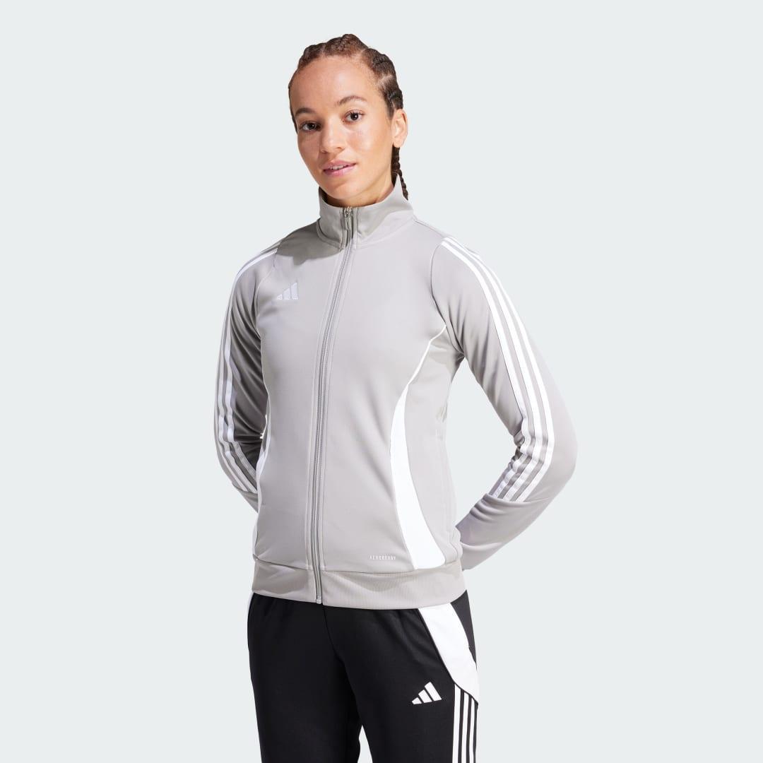 adidas Tiro 24 Training Jacket Team Mid Grey S Womens Product Image