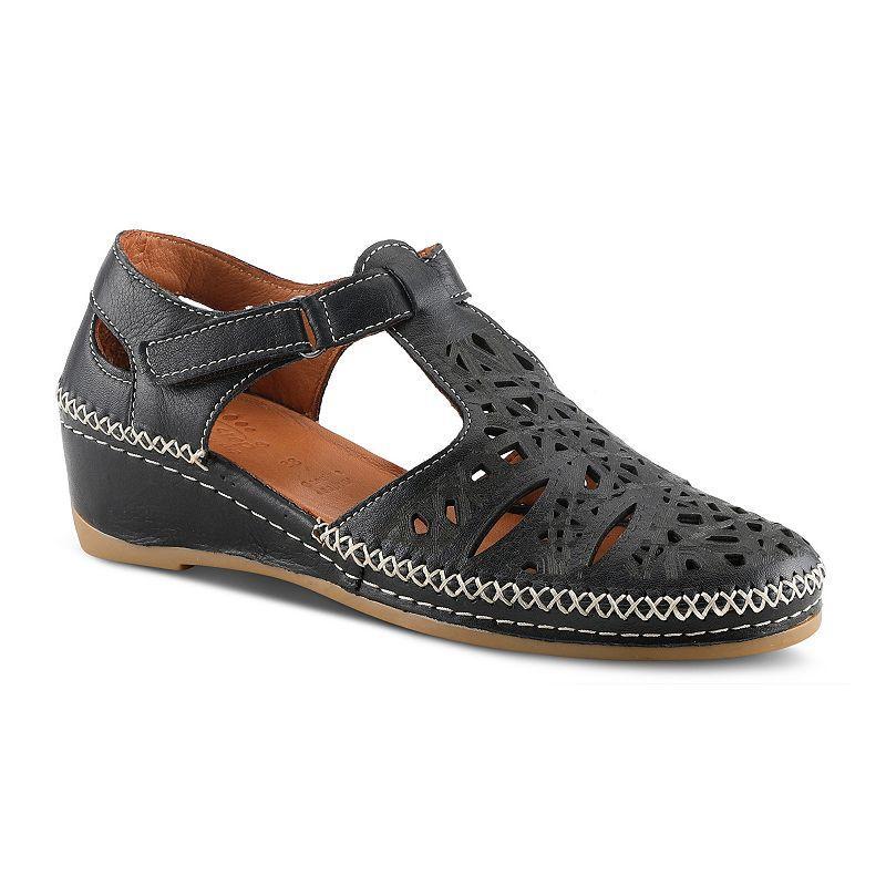 Spring Step Irin Womens Leather T-Strap Shoes Product Image