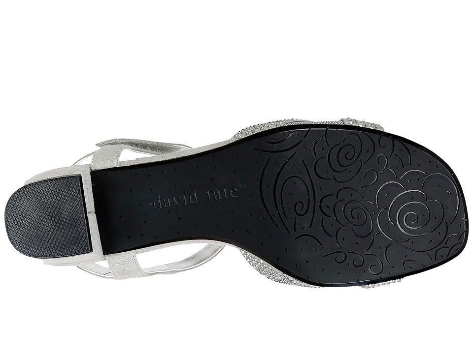 David Tate Rain (Silver Satin) Women's Shoes Product Image