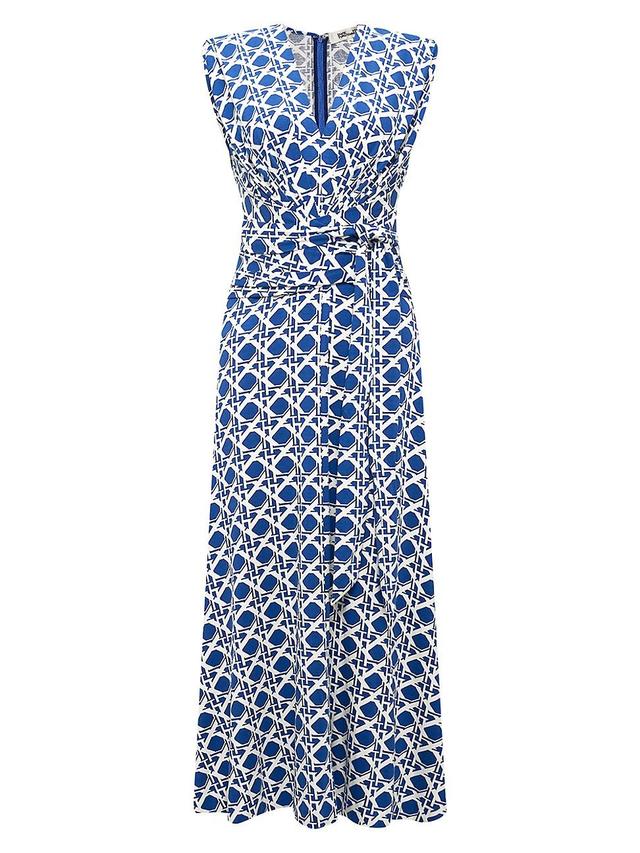 Womens Dorothee Printed Jersey Wrap Dress Product Image
