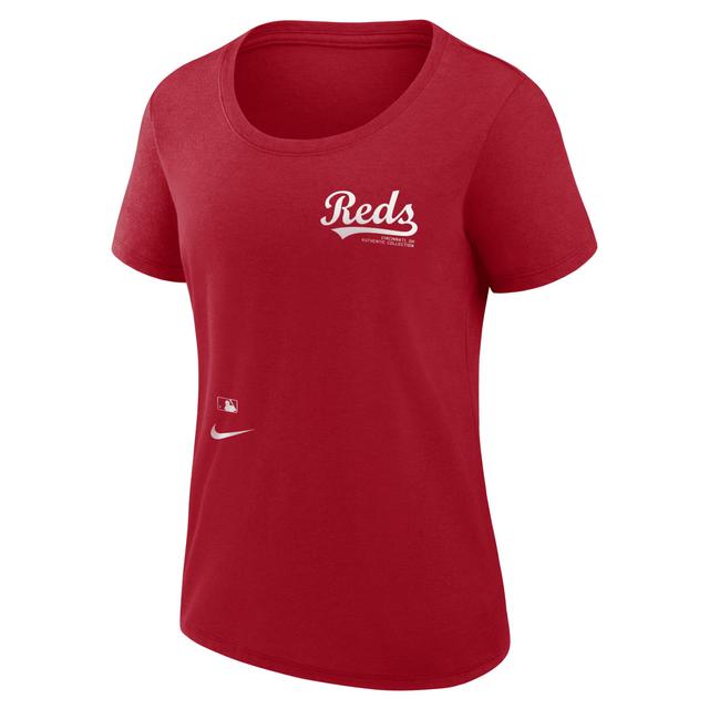 Womens Nike Royal Texas Rangers Authentic Collection Performance Scoop Neck T-Shirt Product Image