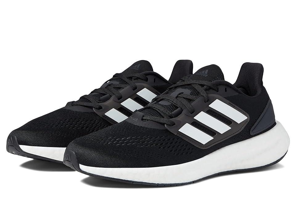 adidas Running Pureboost 22 Black/Carbon 1) Men's Shoes Product Image