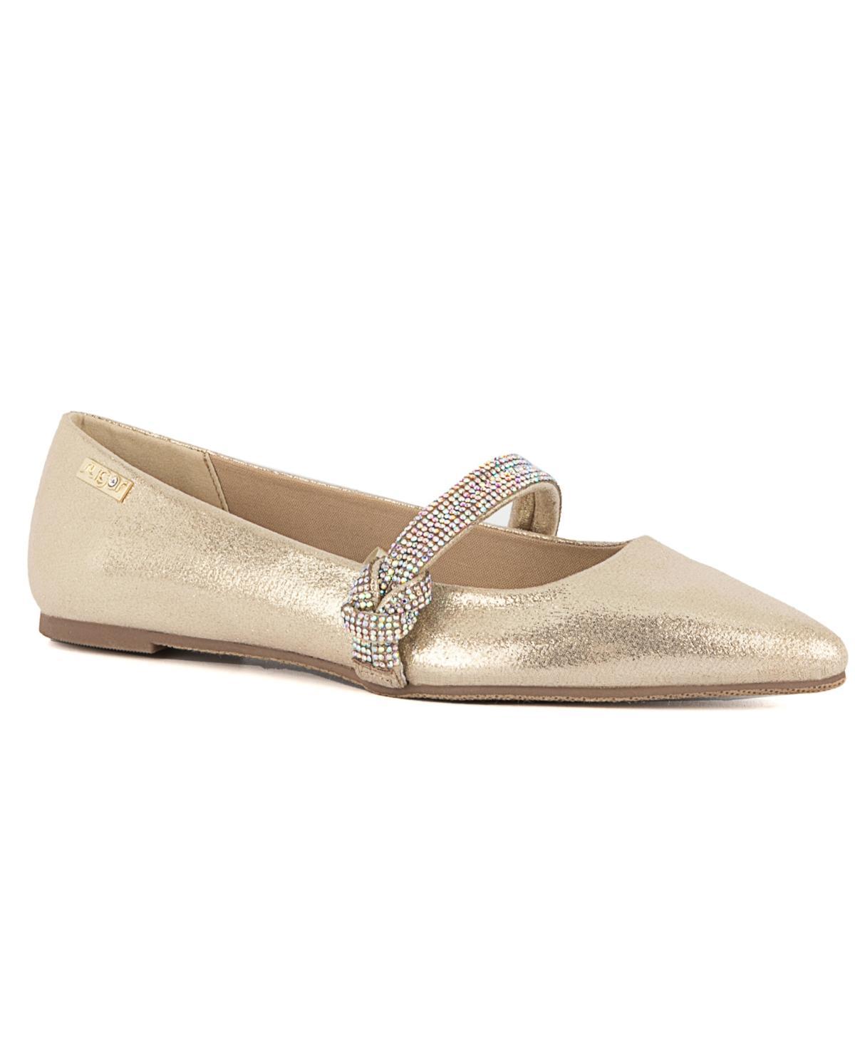 sugar Lingo Womens Rhinestone Flats product image