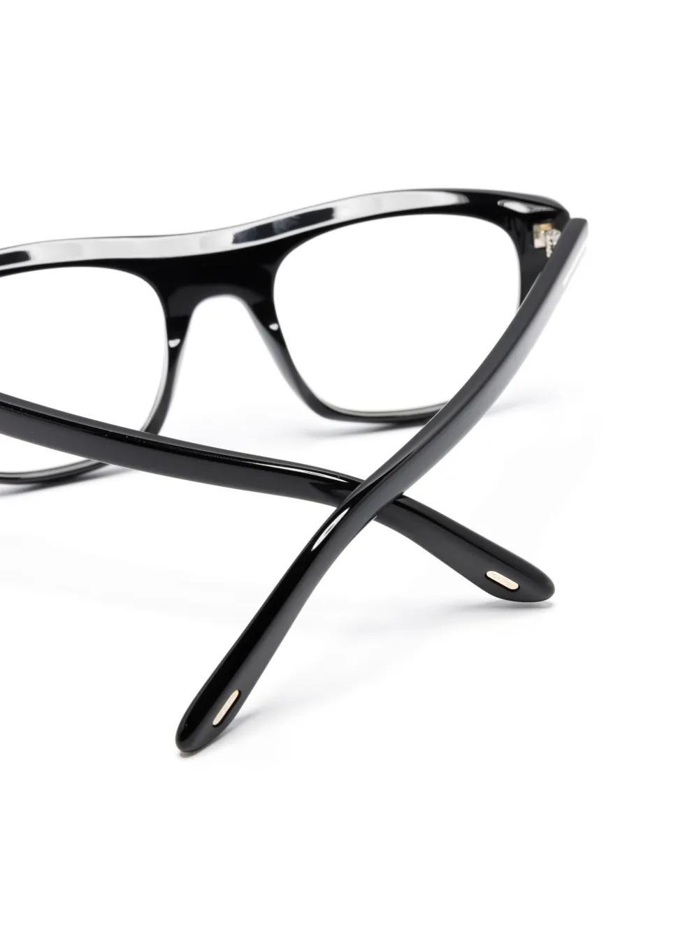 TOM FORD Square-frame Glasses In Black Product Image