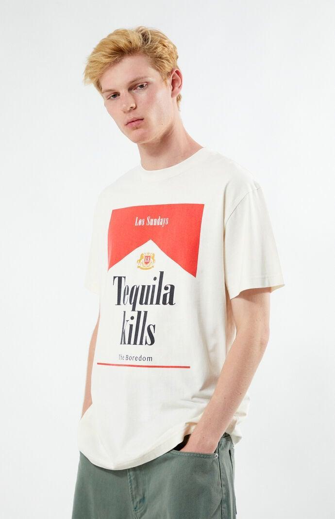 Los Sundays Mens Tequila Kills T-Shirt Product Image