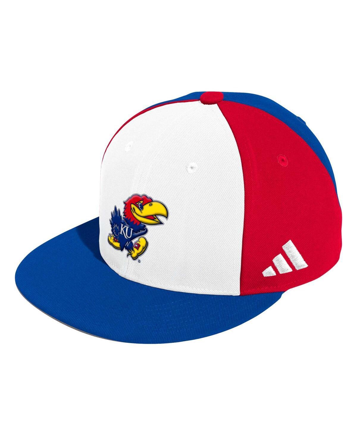 Mens adidas Kansas Jayhawks On-Field Baseball Fitted Hat Product Image