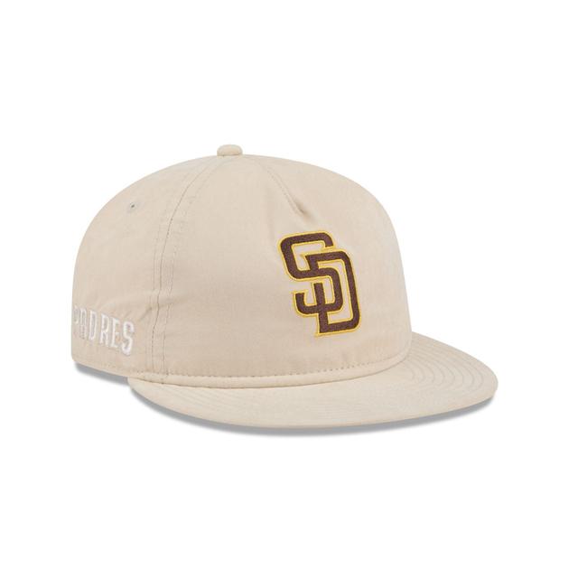 San Diego Padres Brushed Nylon Retro Crown 9FIFTY Adjustable Hat Male Product Image