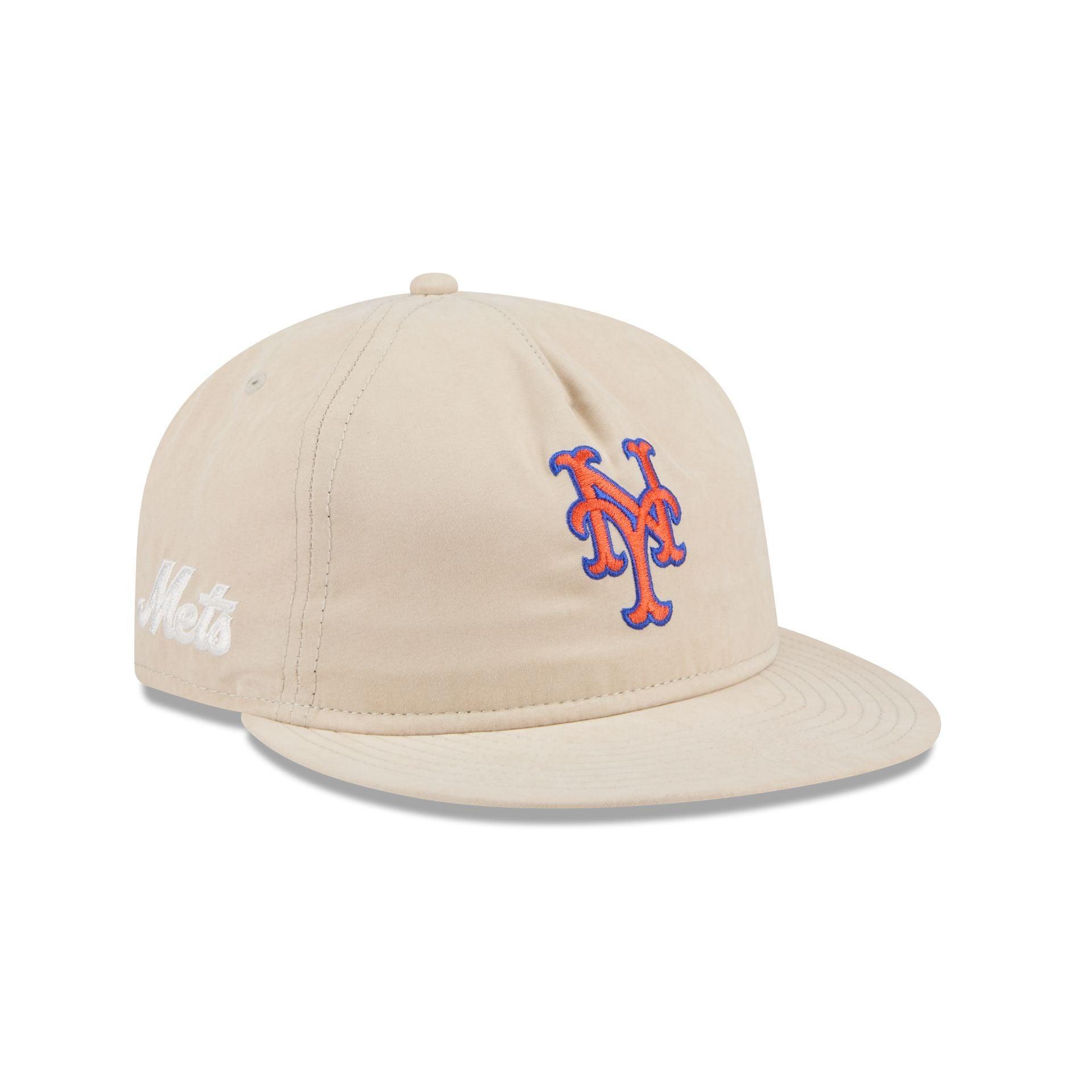 New York Mets Brushed Nylon Retro Crown 9FIFTY Adjustable Hat Male Product Image